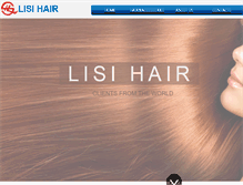 Tablet Screenshot of lisihair.com